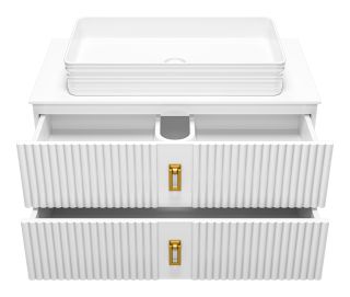 Подвесная тумба под раковину Brevita Sevilla SEV-09090-0102Я 90см белый